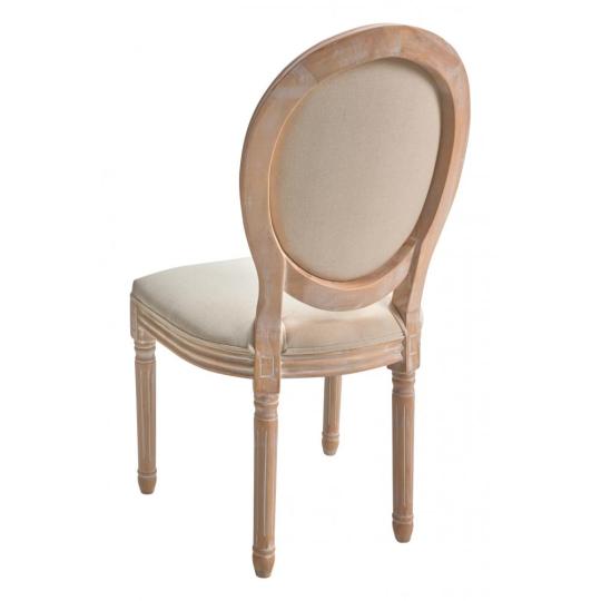 etkezoszek vintage stilusu kerek hattamla bezs karpitos szek fa butor olasz termek rusztikus klasszikus stilus elegans etkezo etterem szalloda butor lameridiana lakberendezes novita.jpg